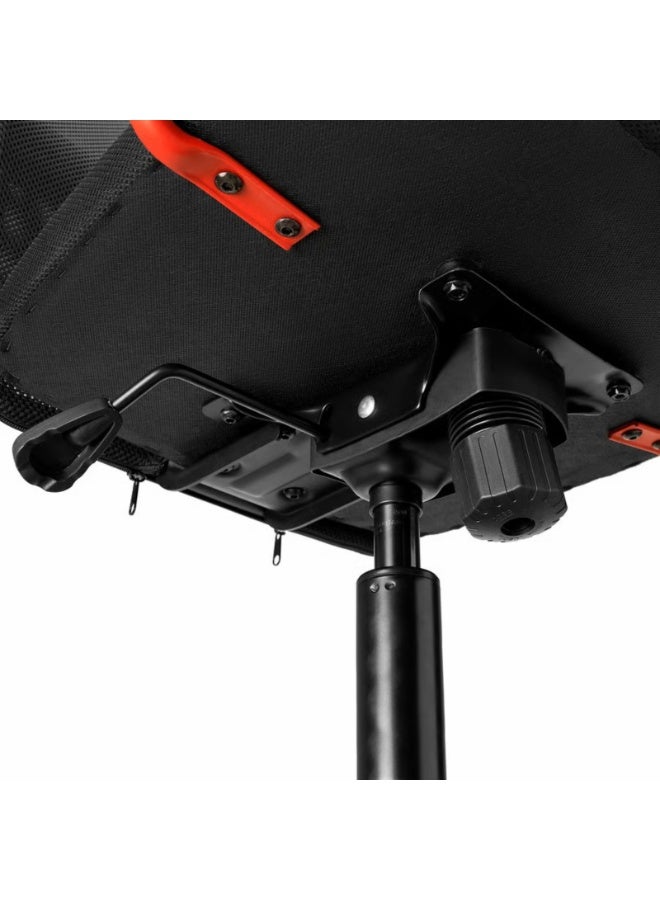 Ergonomic Office Chair Desk Chair Computer Chair Lumbar Support Gaming Chair Height Adjustable Large Space Padded Seat Cushion with Tilt Back Mesh Breathable Backrest Black - Image 5